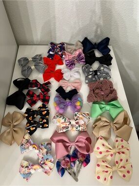 Assorted Kids Hair Bows - Multi Color